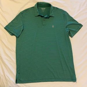 EUC GREEN IZOD GOLF POLO